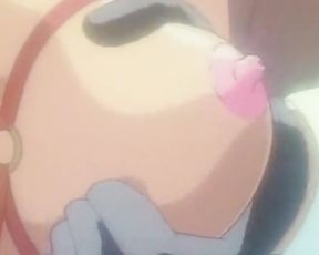 Японский порно-мультик про горничную, которая наконец нашла член